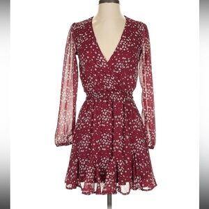 Francesca’s Mi Ami stunning red mini dress size small NWT